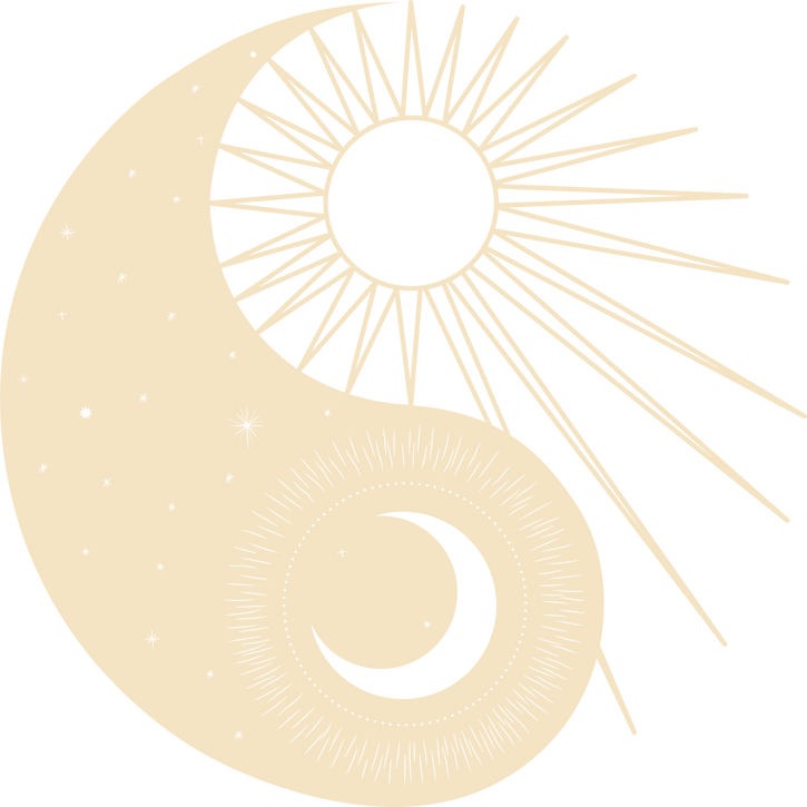 Moon and Sun Yin Yang